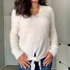 Anthropologie Moth Front Tie Sweater